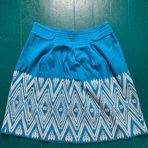 Floreat vintage style embroidered skirt